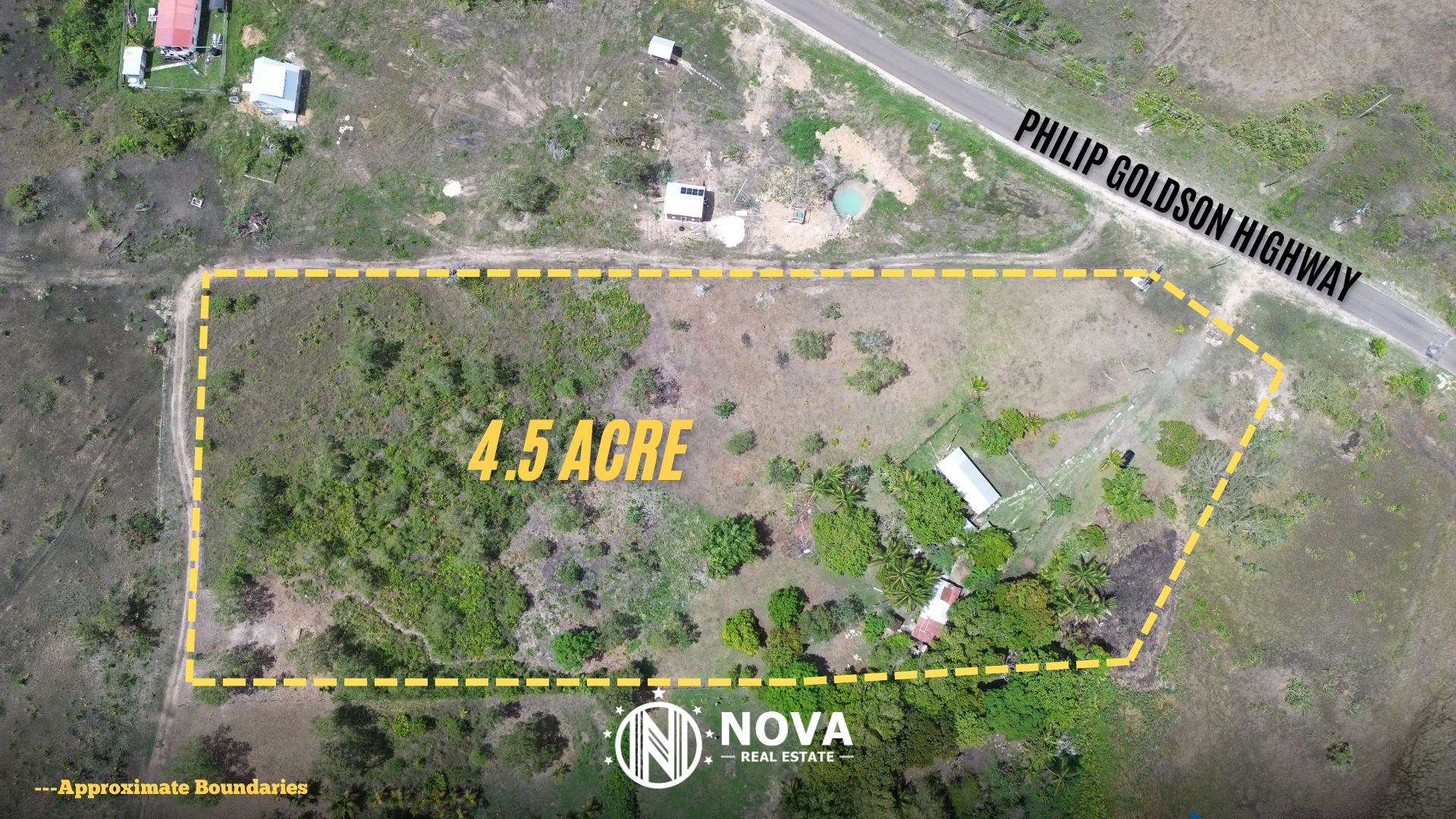 🌴 4.5-Acre Property with House & Fruit Trees – Mile 16, Philip Goldson Highway 🌴 - Photo 2